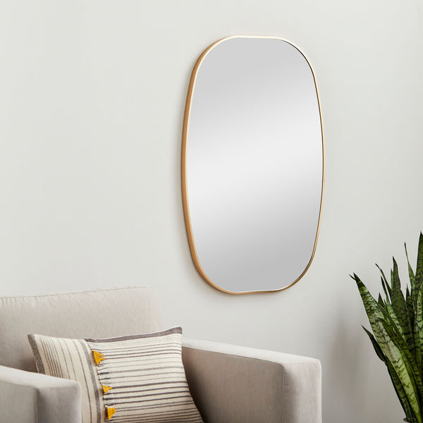 Aranya Accent Mirror RAY-036, styled in a room
