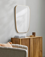 Aranya Accent Mirror RAY-047, styled in a room