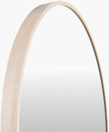 Aranya Accent Mirror RAY-056 in Brown, corner detail
