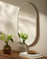 Aranya Accent Mirror RAY-056, styled in a room