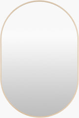 Aranya Accent Mirror RAY-056 in Brown, front view