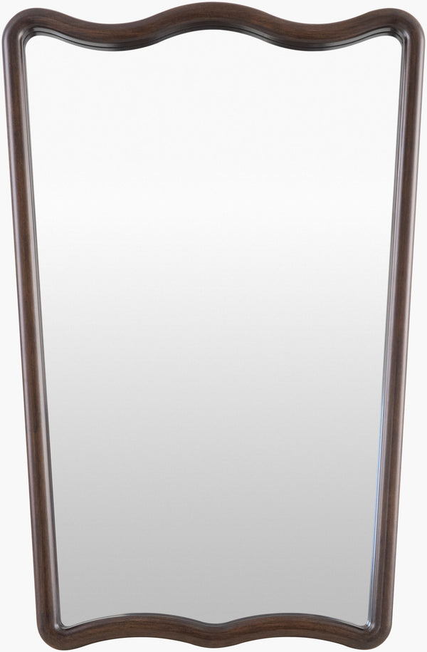 Renee Accent Mirror RENE-003 in Brown, front view
