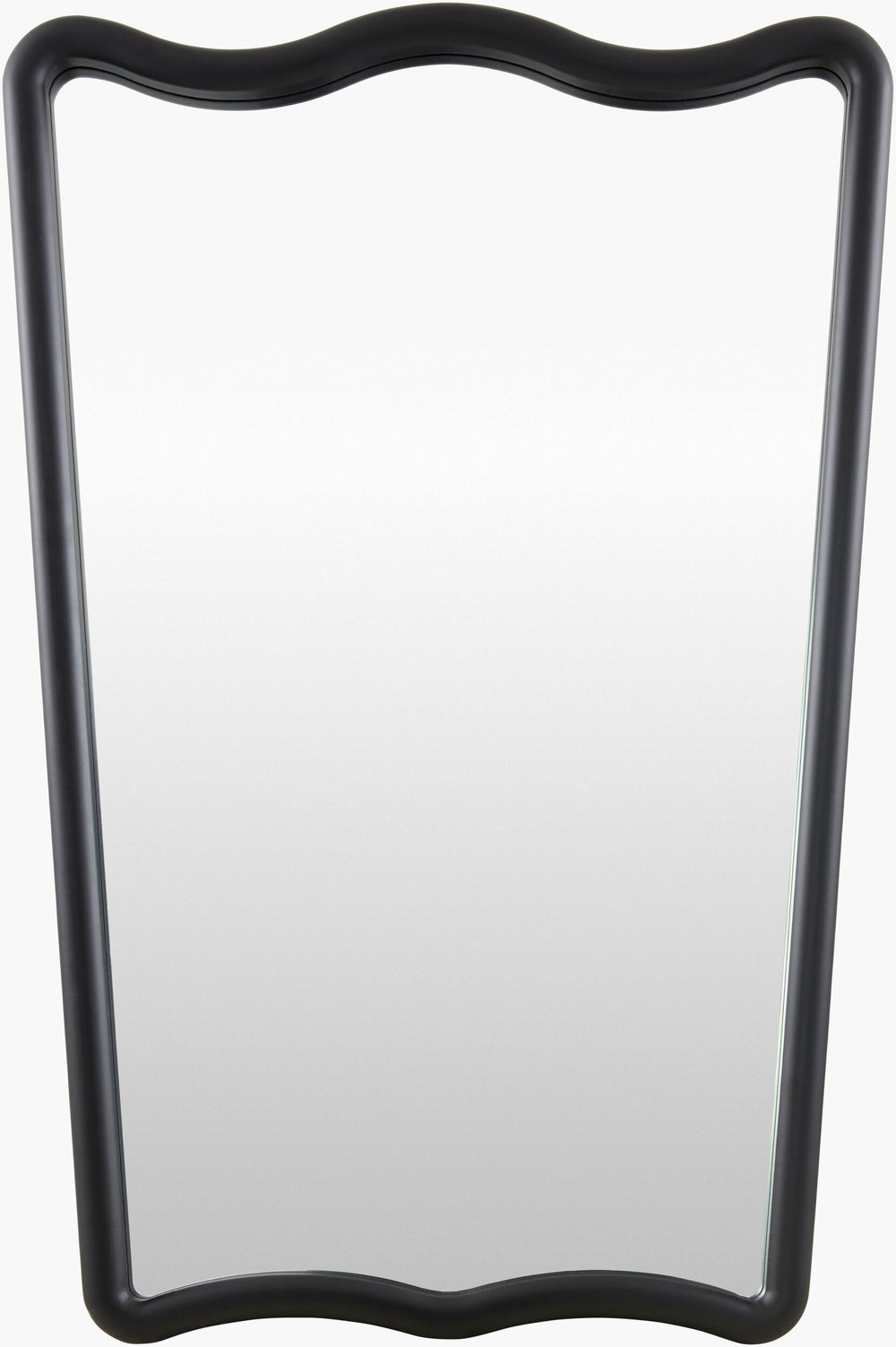 Renee Accent Mirror RENE-004 in Black, front view