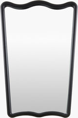 Renee Accent Mirror RENE-004 in Black, front view
