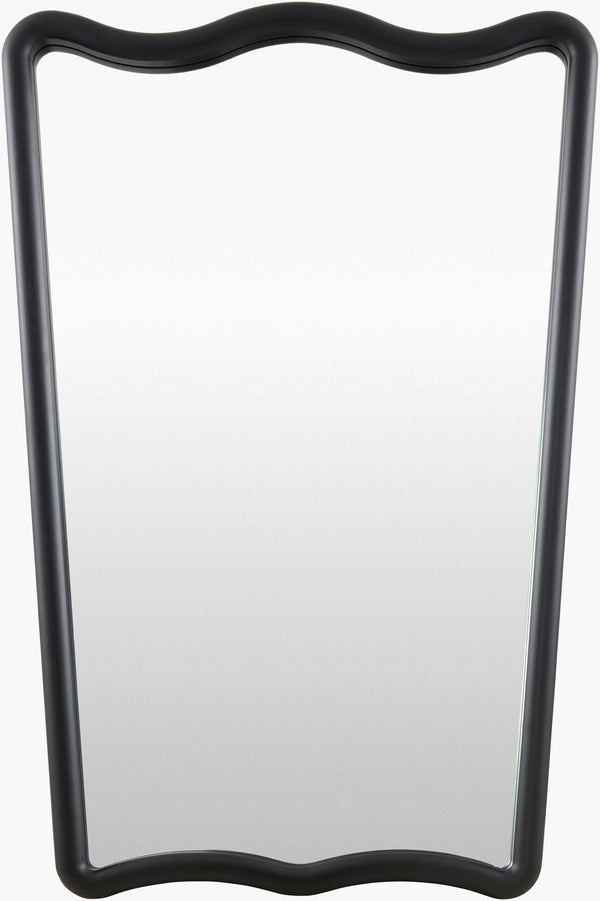 Renee Accent Mirror RENE-004 in Black, front view