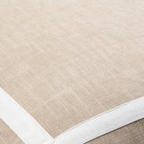 Ritzy Accent Pillow RIZ-002 in Beige, close-up of the texture