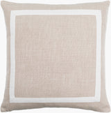 Ritzy Accent Pillow RIZ-002 in Beige, front view