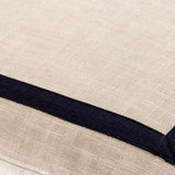 Ritzy Accent Pillow RIZ-003 in Beige, close-up of the texture