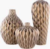 Rockwell Vase RKW-001 in Gold, front view