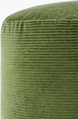 Roy Pouf ROPF-002 in Olive Green, corner detail