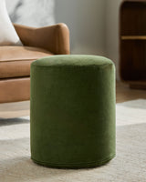 Roy Pouf ROPF-002 in Olive Green, styled in a room