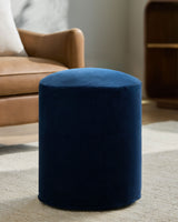 Roy Pouf ROPF-005 in Midnight Blue, styled in a room