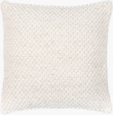 Karrie Accent Pillow RRI-001 in Cream, front view