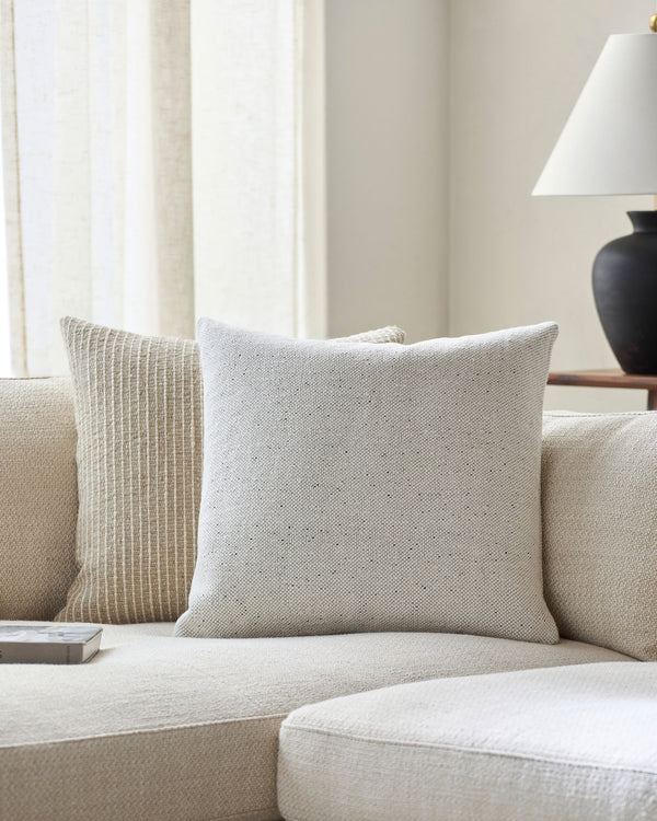 Artisanal Lumbar Pillow, styled in a room