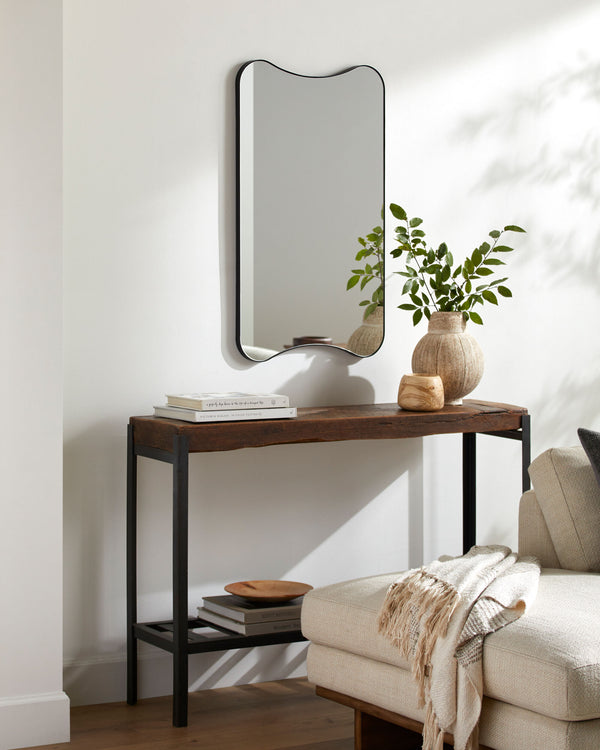 Auburn Accent Mirror RUB-005, styled in a room