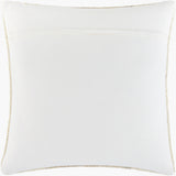Ruvra Accent Pillow RUVR-001 in Ivory, back view