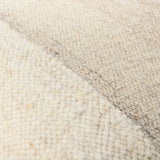Ruvra Accent Pillow RUVR-001 in Ivory, close-up of the texture