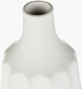 Santino Vase SIO-002 in White, close-up of the body