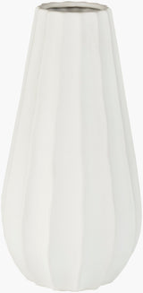 Santino Vase SIO-002 in White, front detail