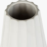 Santino Vase SIO-002 in White, opening detail