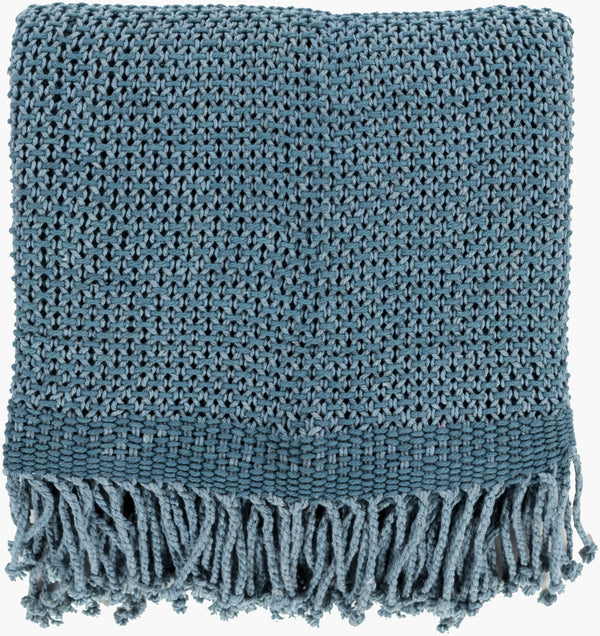 Tibey Throw TBE-5002 in Light Blue, front view