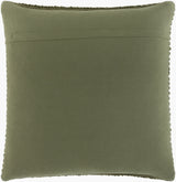 Teris Accent Pillow TERS-004 in Olive, back view