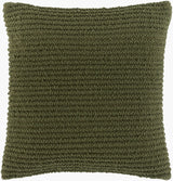 Teris Accent Pillow TERS-004 in Olive, front view