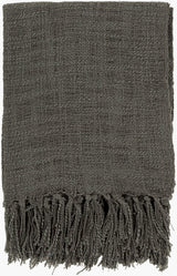 Tilda Throw TID-003 in Charcoal, front view