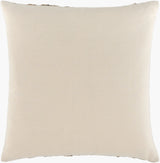 Taren Accent Pillow TREN-001 in Beige, back view