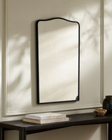 August Mantel Mirror TUG-001, styled in a room