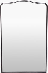 August Mantel Mirror TUG-001 in Black, front view