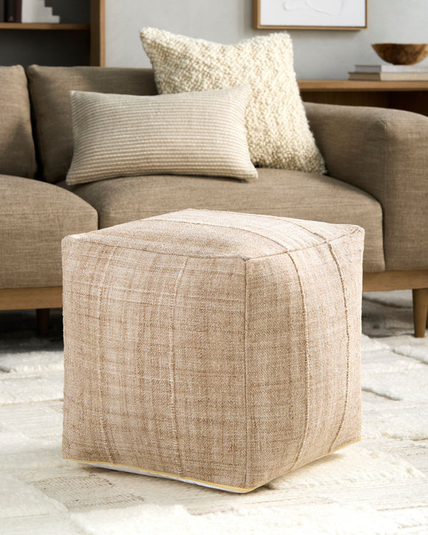 Mudcloth Pouf