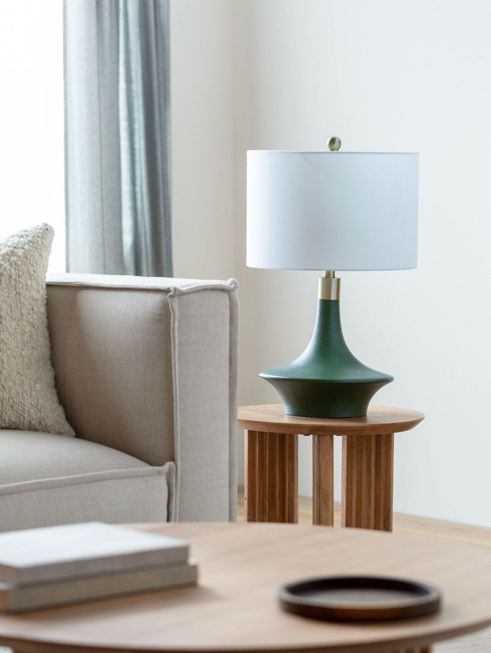 Veneto Accent Table Lamp, styled in a room