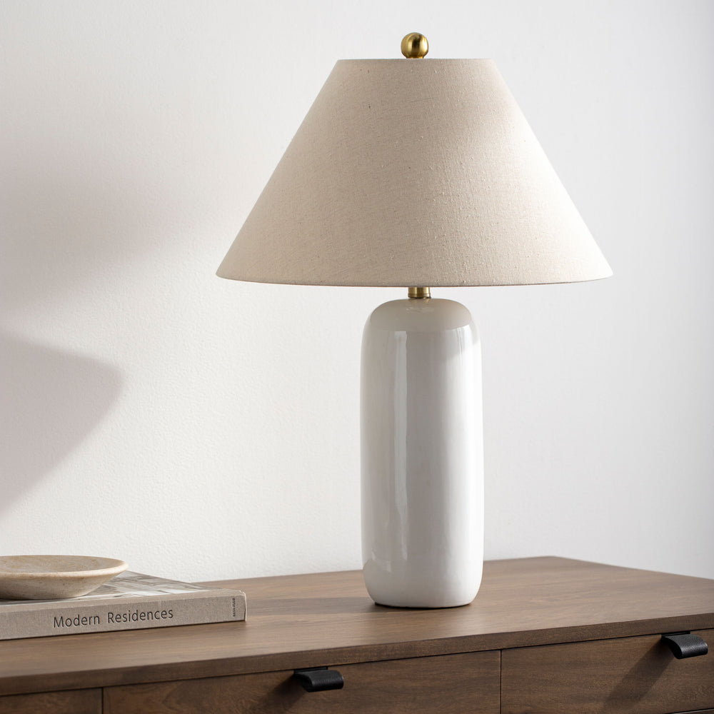 Viper Accent Table Lamp, styled in a room