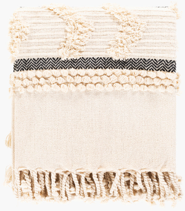Vasant Throw VSA-1000 in Ivory, front view
