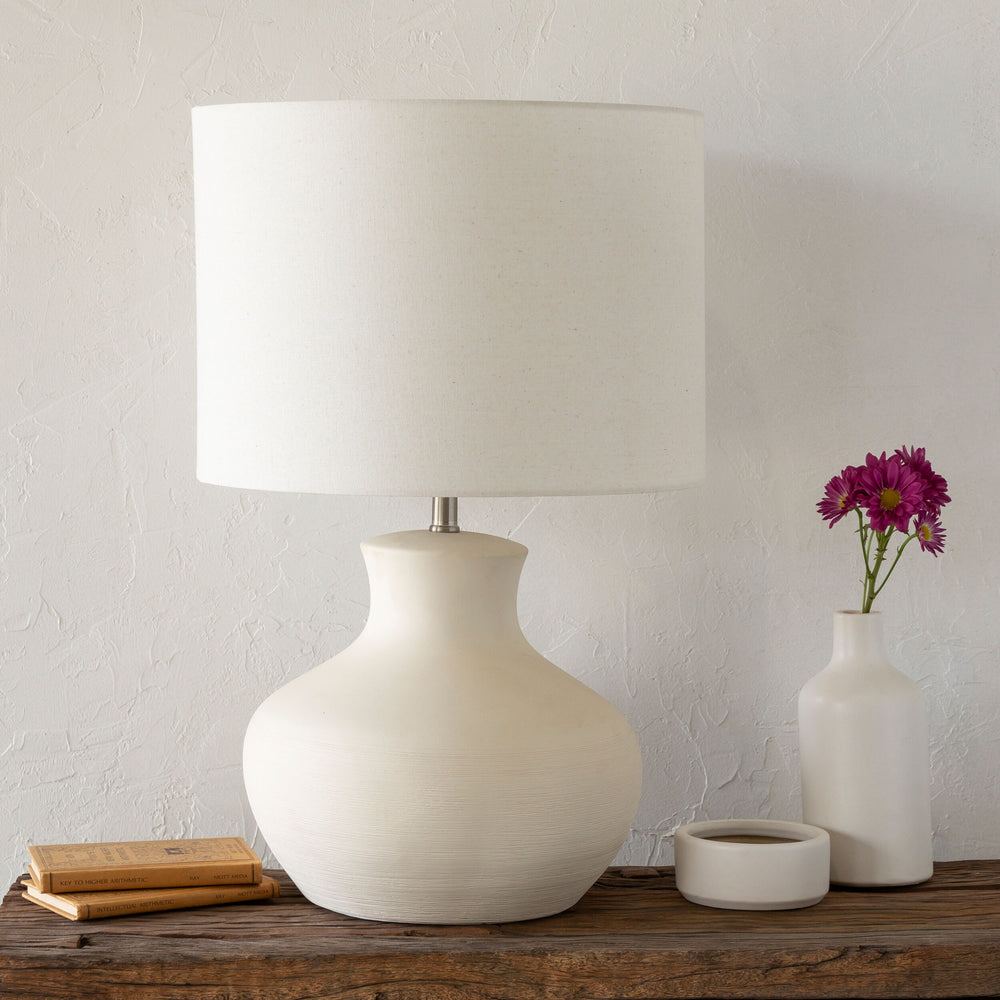 Warren Accent Table Lamp, styled in a room