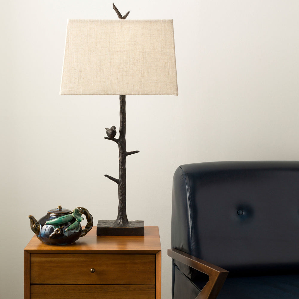 Weber Accent Table Lamp, styled in a room
