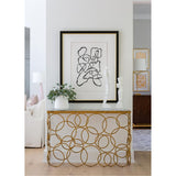 Cassian Flute Vase in White, styled in a room