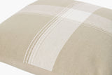 Wagga Accent Pillow WGA-001 in Taupe, close-up of the texture