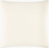 Whyalla Accent Pillow WHY-001 in Ivory, back view