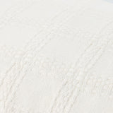 Whyalla Accent Pillow WHY-001 in Ivory, close-up of the texture