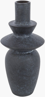 Yagya Vase YAG-004 in Black, front view