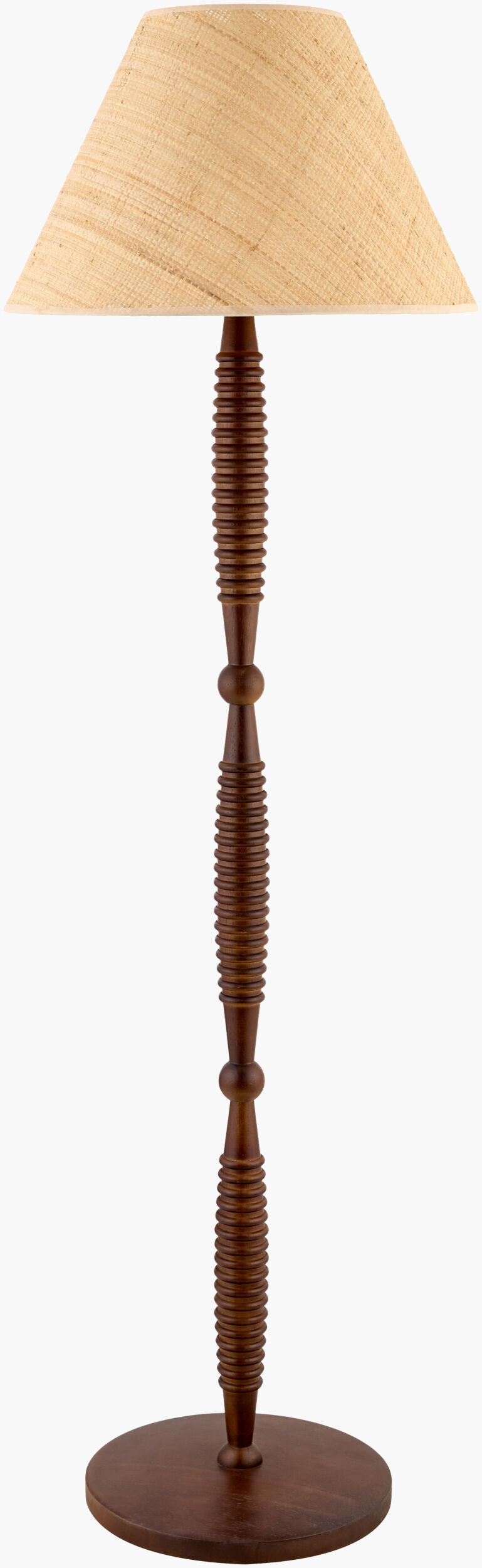 Ziniare Accent Floor Lamp in dark brown, view 2 of 2